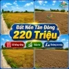 ĐẤT NỀN ĐỒNG THÁP ,XÃ TÂN ĐÔNG, 220 TRIỆU Sổ hồng riêng
