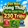 ĐẤT NỀN ĐỒNG THÁP ,XÃ AN THẠNH THỦY 230 TRIỆU Sổ hồng riêng | 100% đất ở |