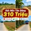 ĐẤT NỀN ĐỒNG THÁP ,XÃ TÂN ĐÔNG, 310 TRIỆU Sổ hồng riêng