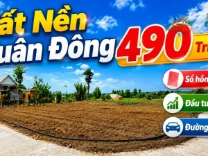 ĐẤT NỀN XÃ XUÂN ĐÔNG, ĐỒNG NAI CHỈ 490 TRIỆU Sổ hồng riêng | 100% đất ở |