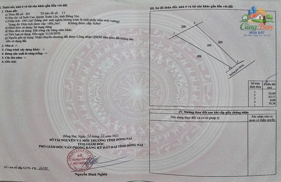 ĐẤT NÔNG NGHIỆP XÃ XUÂN THÀNH ,ĐỒNG NAI, CHỈ 370 TRIỆU Sổ hồng riêng - Ảnh 6