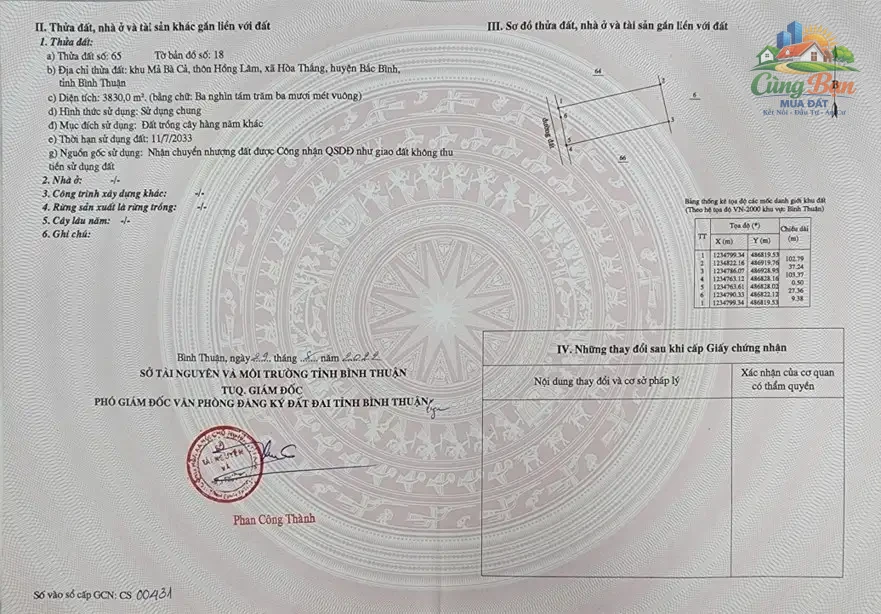 ĐẤT NÔNG NGHIỆP XÃ HÒA THẮNG ,LÂM ĐỒNG, CHỈ 229 TRIỆU Sổ hồng riêng - Ảnh 7